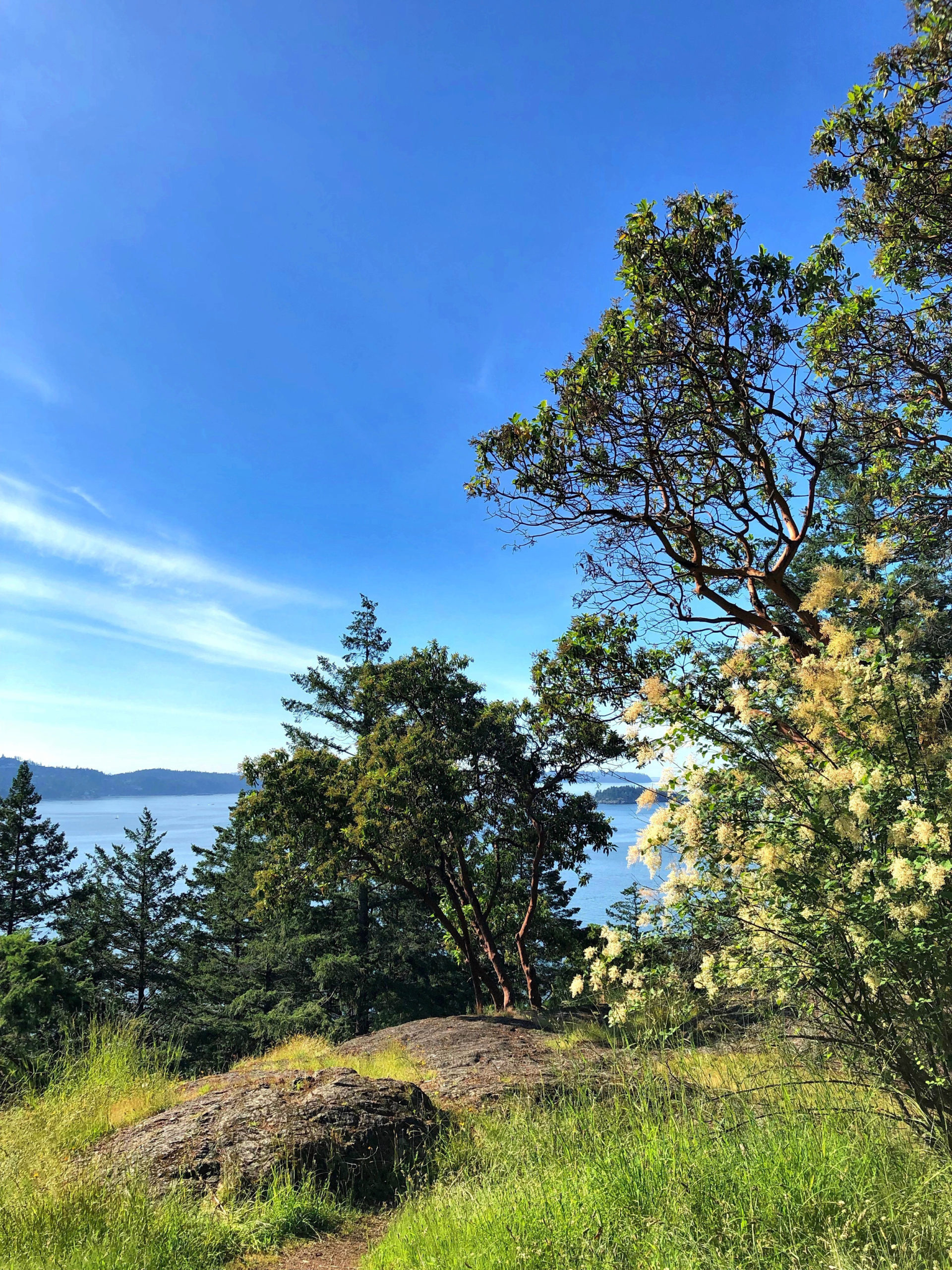 Beautiful lookout at Dorman Point Bowen Island
