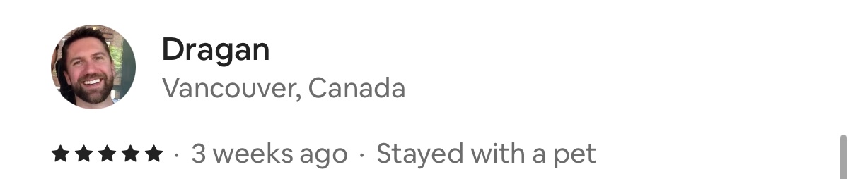 5-Star Bowen Island Airbnb review for The Barnfield Suites and Cedarwood Elements