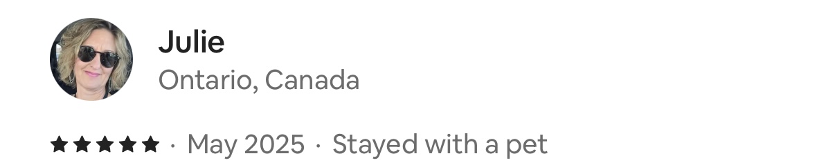 5-Star Bowen Island Airbnb review