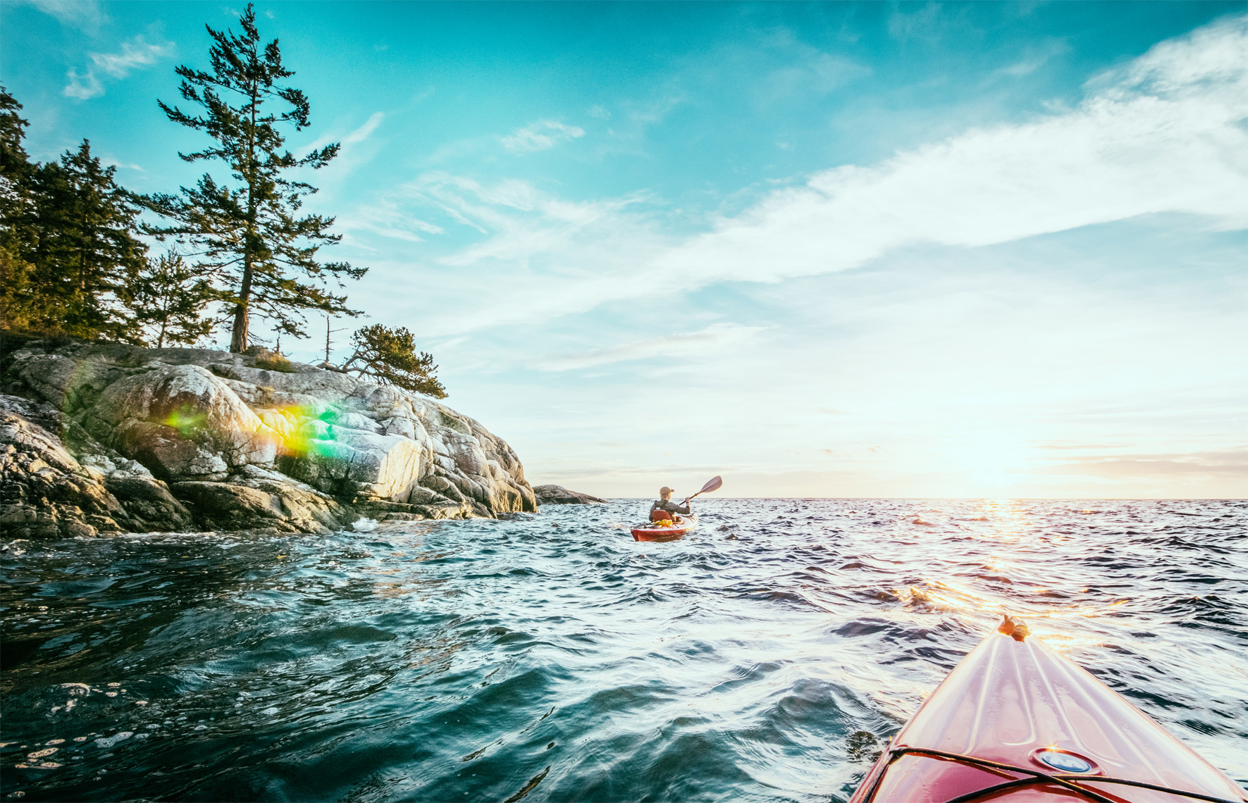 Bowen Island Kayaking around The Cape Roger Curtis