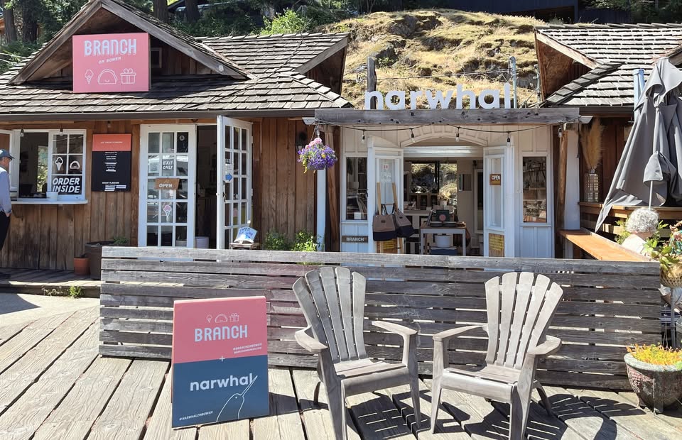 Narwhal and Branch on Bowen Island in Snug Cove Pier