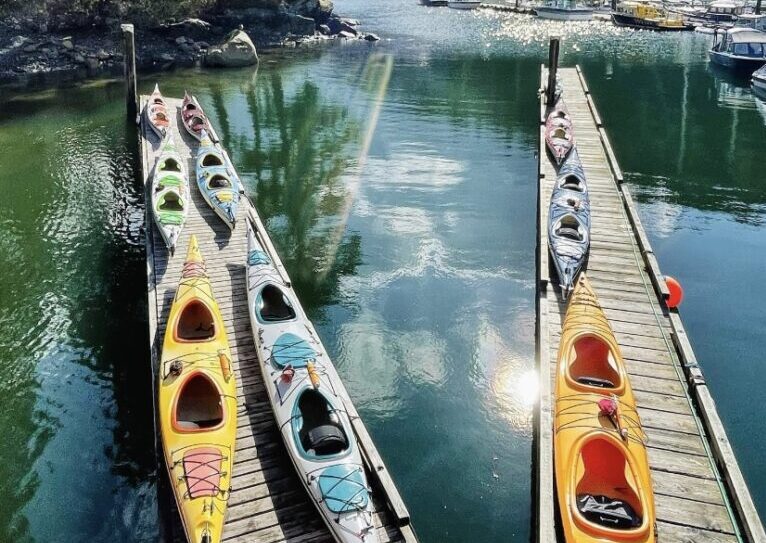 Kayaking at Snug Cove Bowen Island