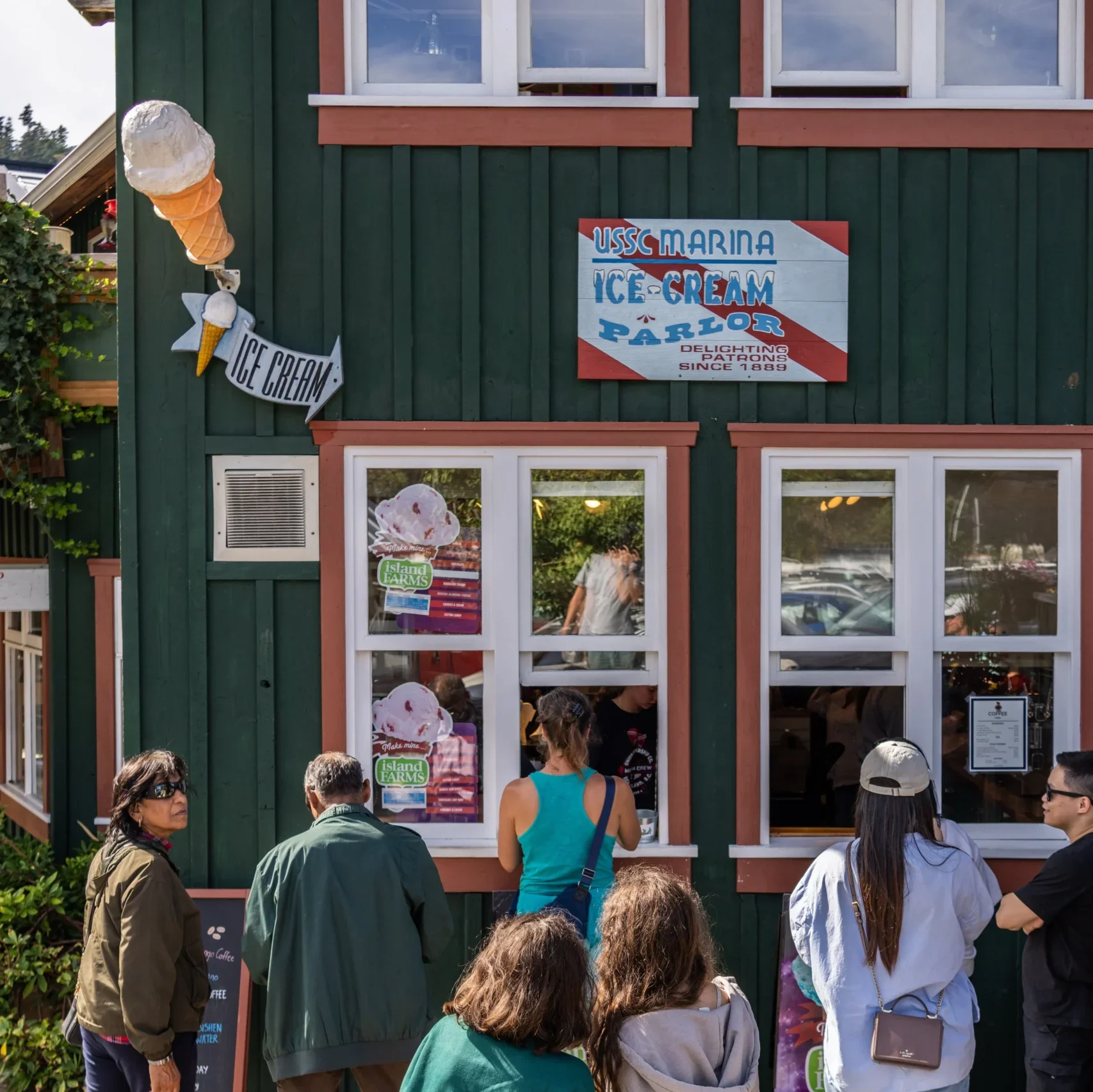 USSC Union Steamship Ice Cream Window in Snug Cove Bowen Island